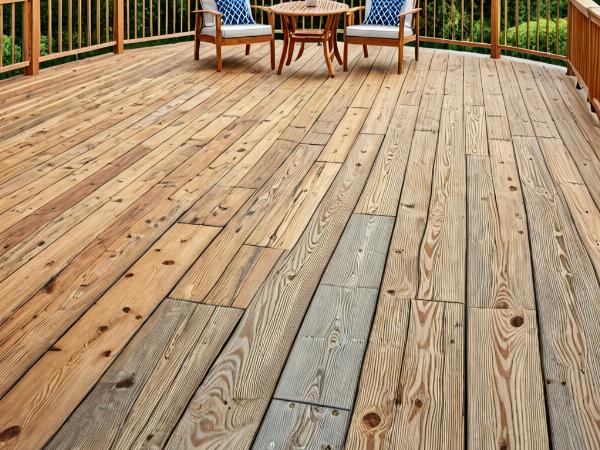 Deck and patio cleaning
